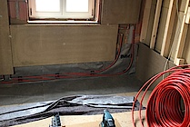 ökologische und wohngesunde Lehmwandheizung