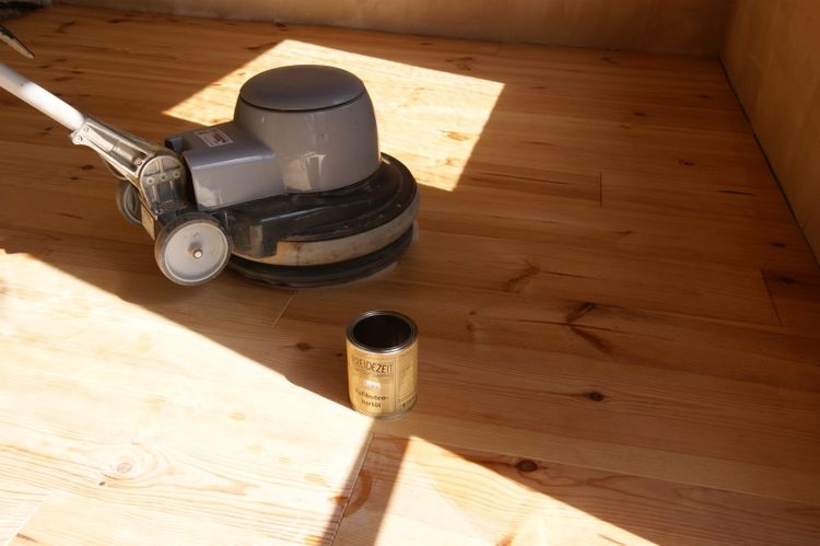 Massivholzdiele aufgefrischt Natuno.de Der Naturbaumarkt