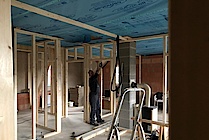 Innenausbau mit Lehm und Holz